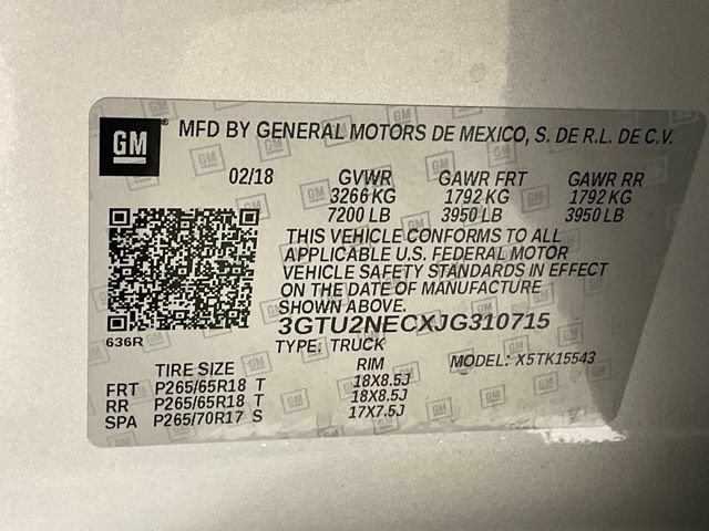 Used 2018 GMC Sierra 1500 SLT AWD/4WD image 28