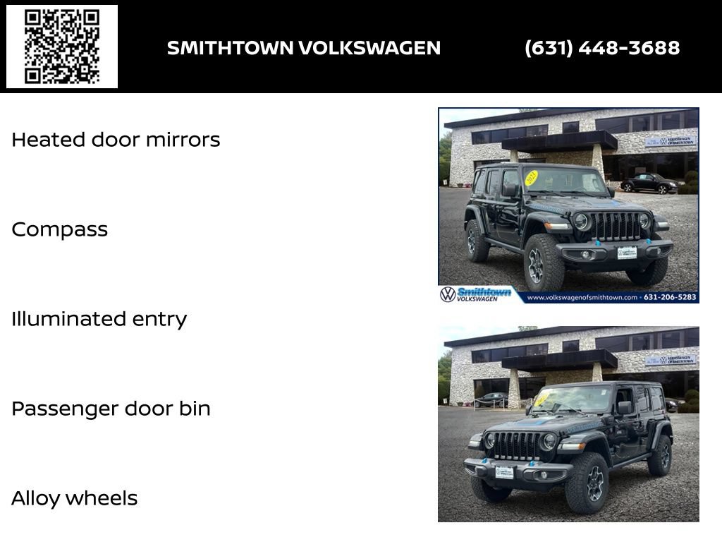 Used 2023 Jeep Wrangler Unlimited Rubicon 4xe w/ Cold Weather Group AWD/4WD image 6