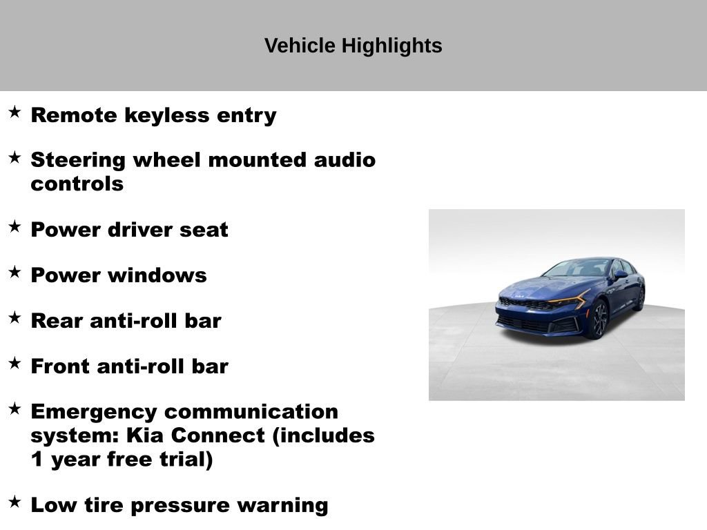 Certified 2025 Kia K5 EX image 28