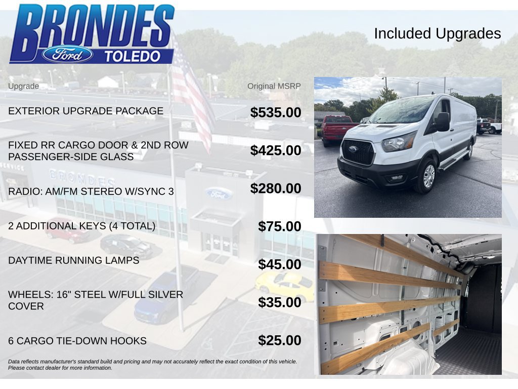 Used 2025 Ford Transit 250 Low Roof w/ Exterior Upgrade Package RWD image 6