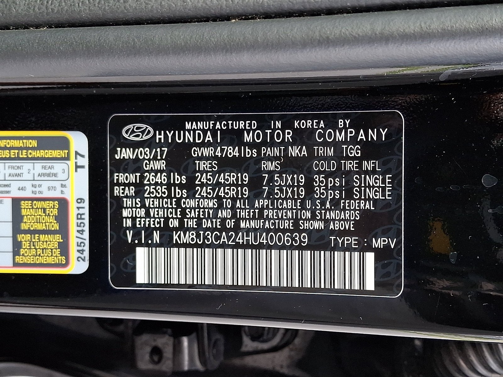 Used 2017 Hyundai Tucson Sport AWD/4WD image 25