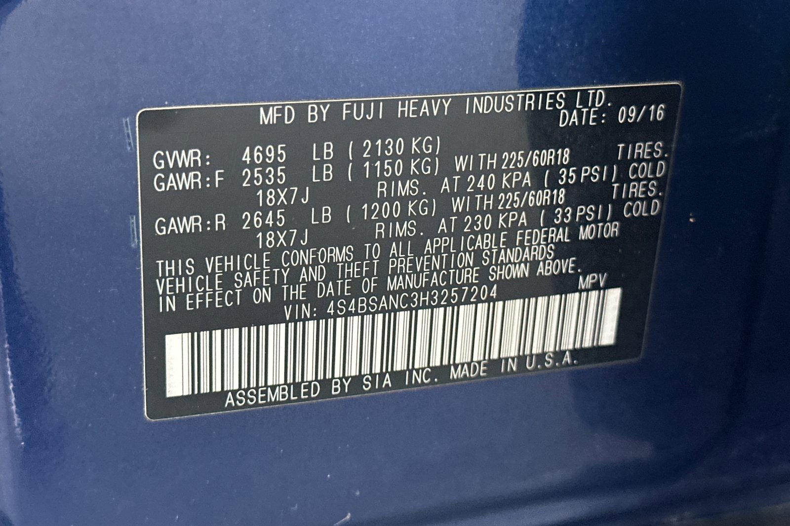 Used 2017 Subaru Outback 2.5i Limited image 30