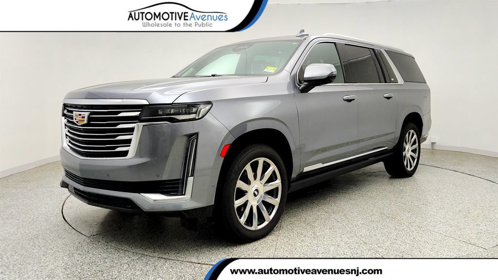 Used 2021 Cadillac Escalade ESV Premium Luxury Platinum w/ Heavy-Duty Trailer Package AWD/4WD image 1