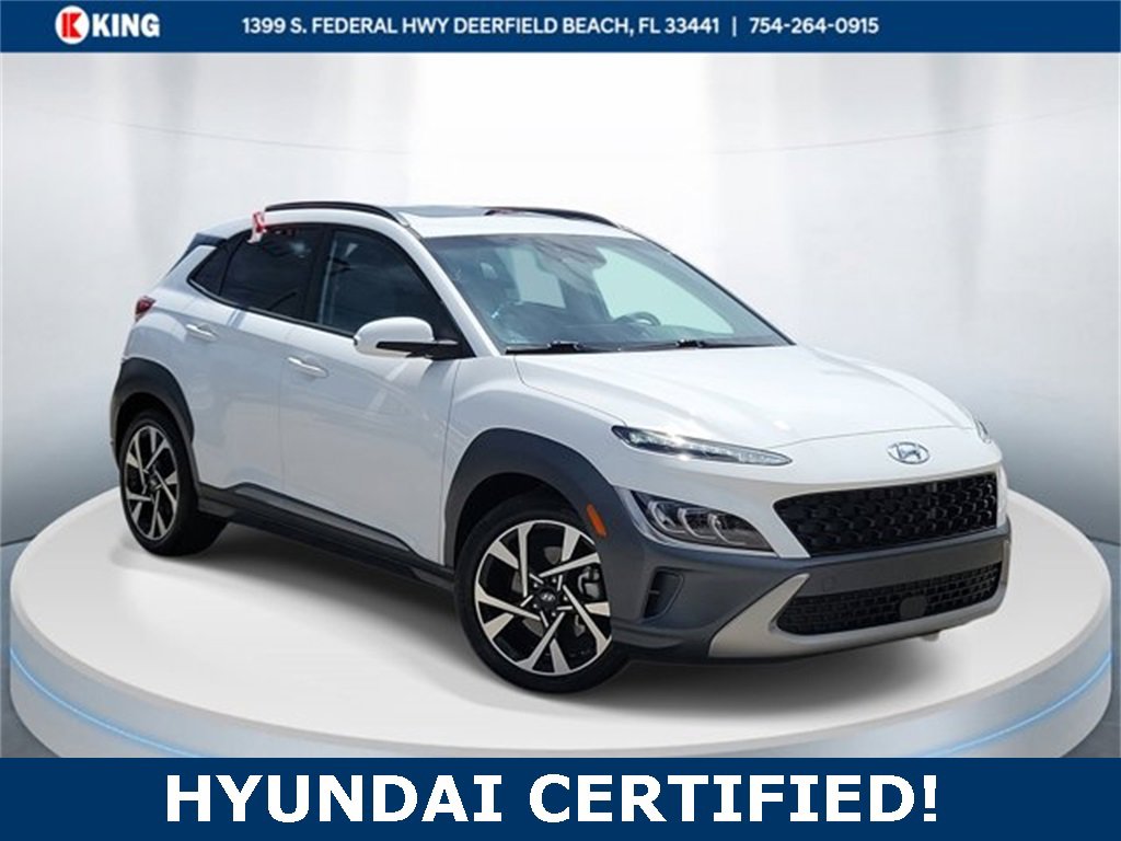 Certified 2022 Hyundai Kona Limited