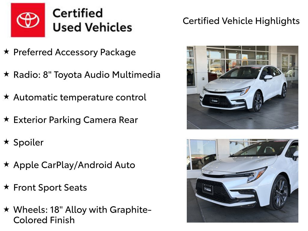 Certified 2026 Toyota Corolla SE FWD image 7