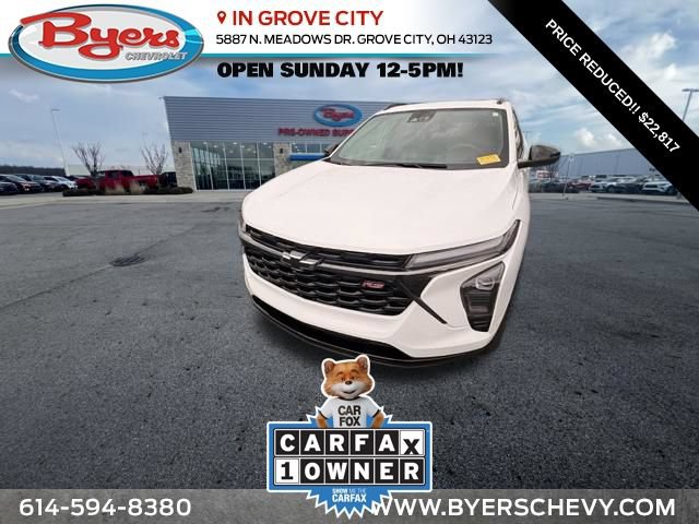 Used 2024 Chevrolet Trax RS w/ Sunroof Package