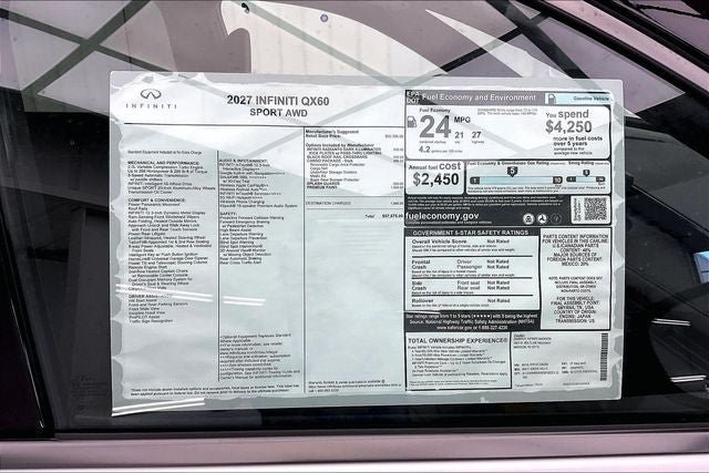 New 2027 INFINITI QX60 Sport AWD/4WD image 19