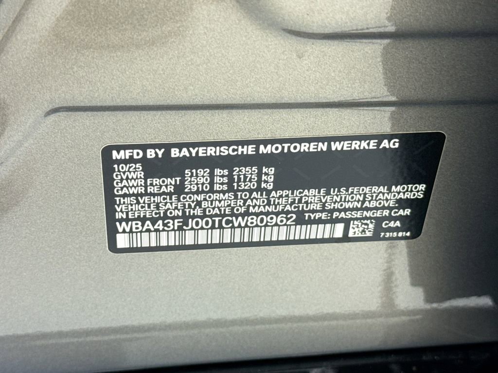 New 2026 BMW 530i w/ M Sport Package RWD image 34