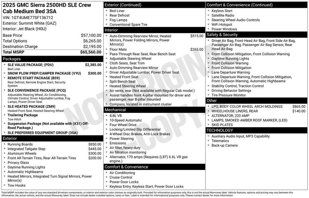Certified 2025 GMC Sierra 2500 SLE w/ SLE Value Package; AWD/4WD image 41