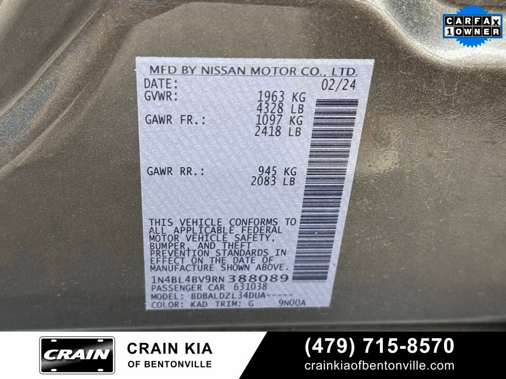 Used 2024 Nissan Altima 2.5 S FWD image 33