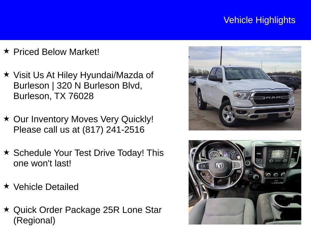 Used 2022 RAM 1500 Lone Star image 10