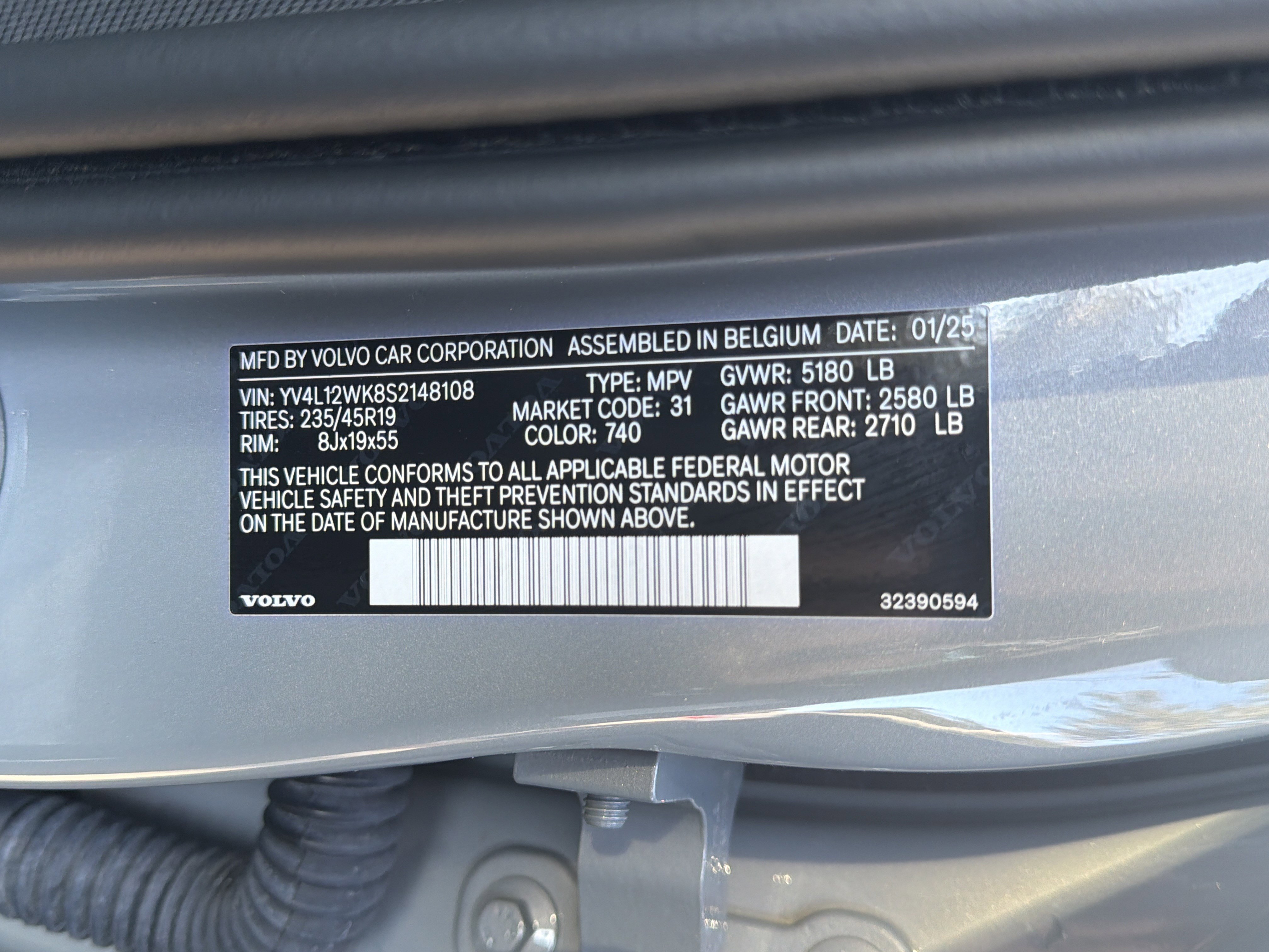 Certified 2025 Volvo V60 B5 Cross Country Plus image 37