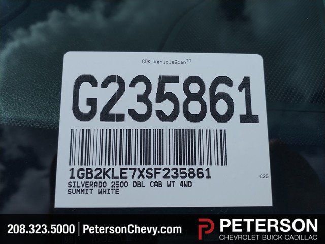 New 2025 Chevrolet Silverado 2500 W/T w/ WT Convenience Package image 25