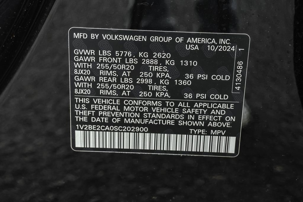 New 2025 Volkswagen Atlas Cross Sport SEL image 45