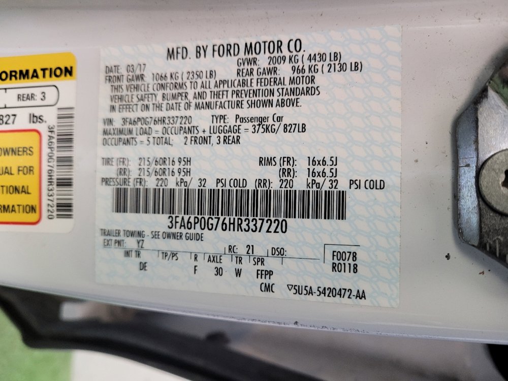 Used 2017 Ford Fusion S image 33