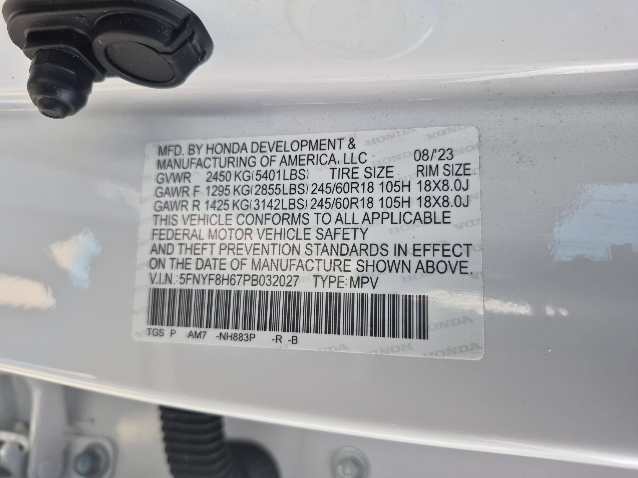 Certified 2023 Honda Passport TrailSport image 36