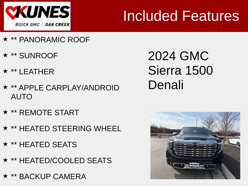 Used 2024 GMC Sierra 1500 Denali w/ Denali Reserve Package image 2