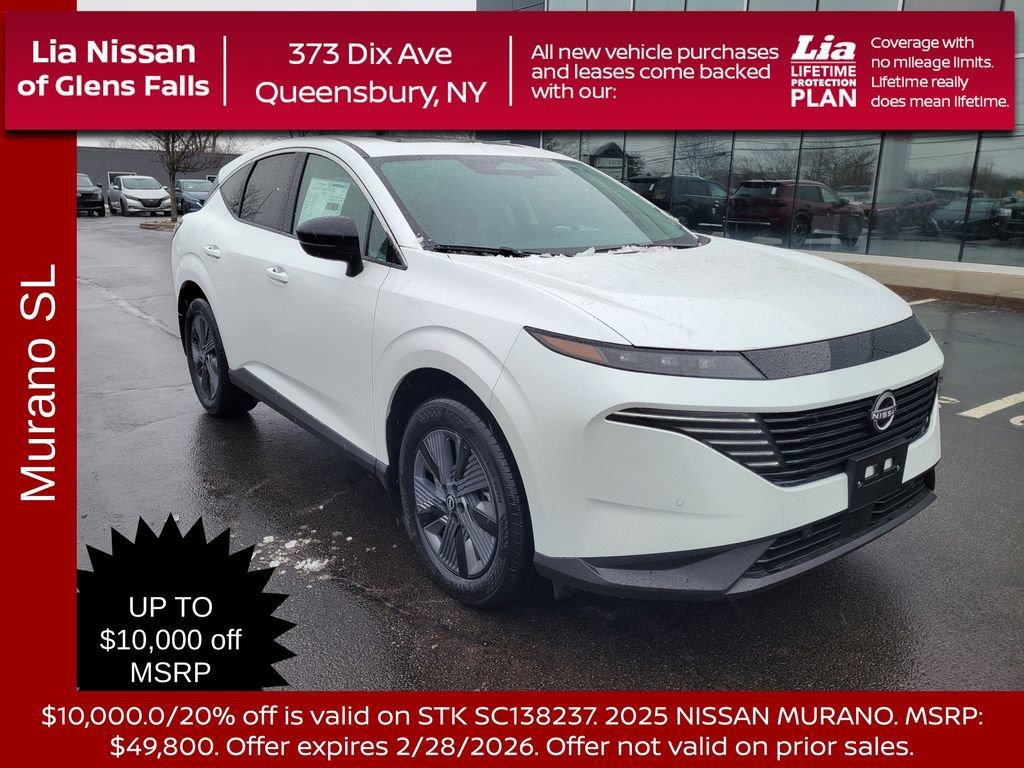 New 2025 Nissan Murano SL w/ Cargo Package 360° Tour