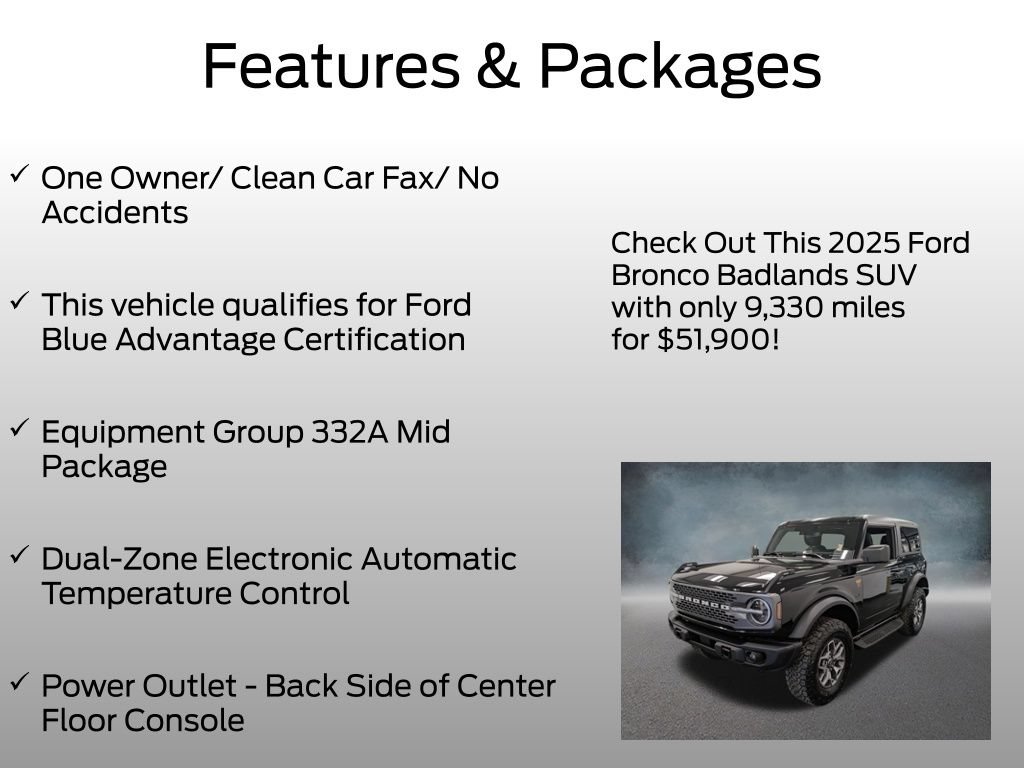 Used 2025 Ford Bronco Badlands AWD/4WD image 4