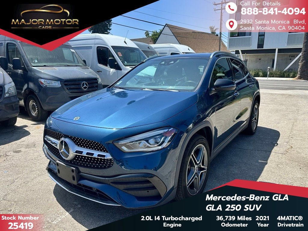 Used 2021 Mercedes-Benz GLA 250 4MATIC w/ AMG Line Exterior