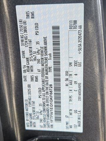 Used 2016 Ford F150 XLT w/ Equipment Group 302A Luxury image 23