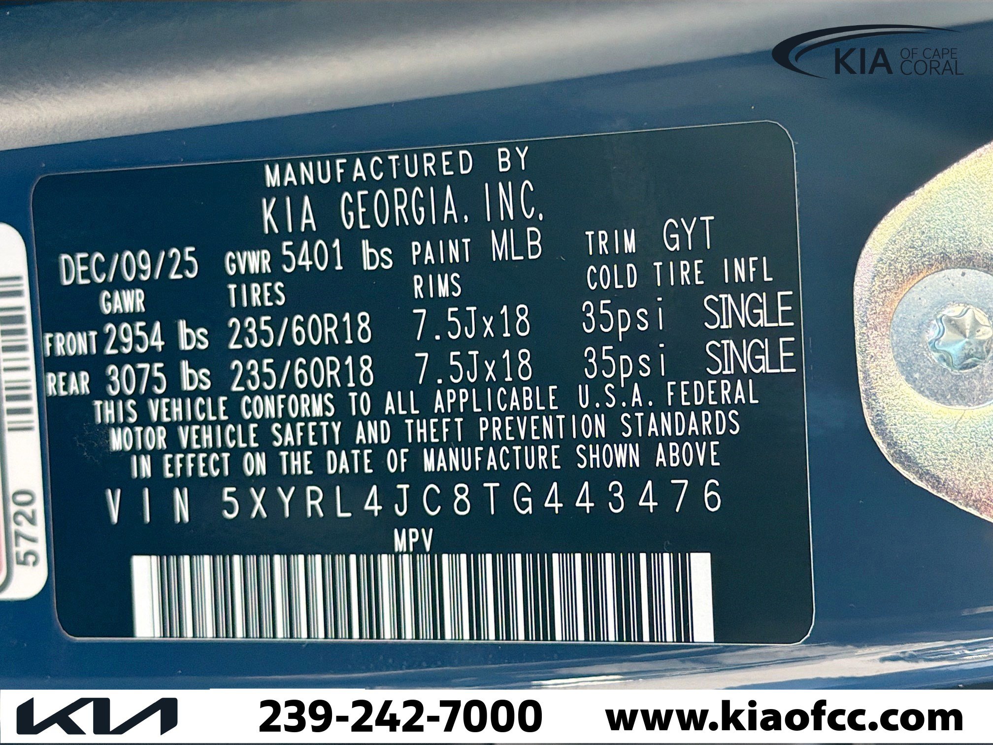 New 2026 Kia Sorento S image 43