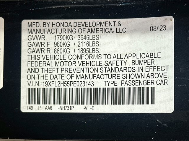 Certified 2023 Honda Civic LX image 32