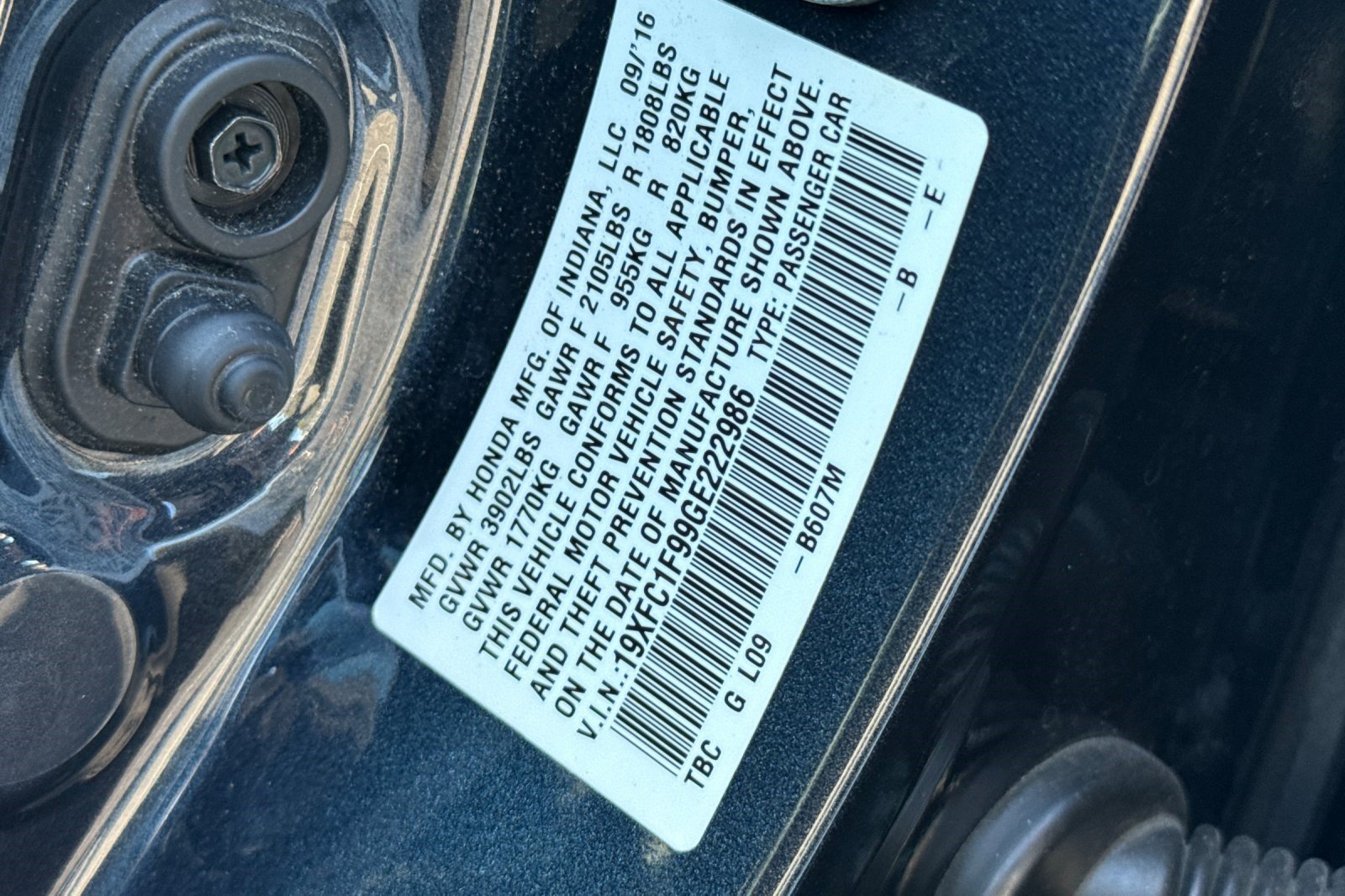 Used 2016 Honda Civic Touring image 25