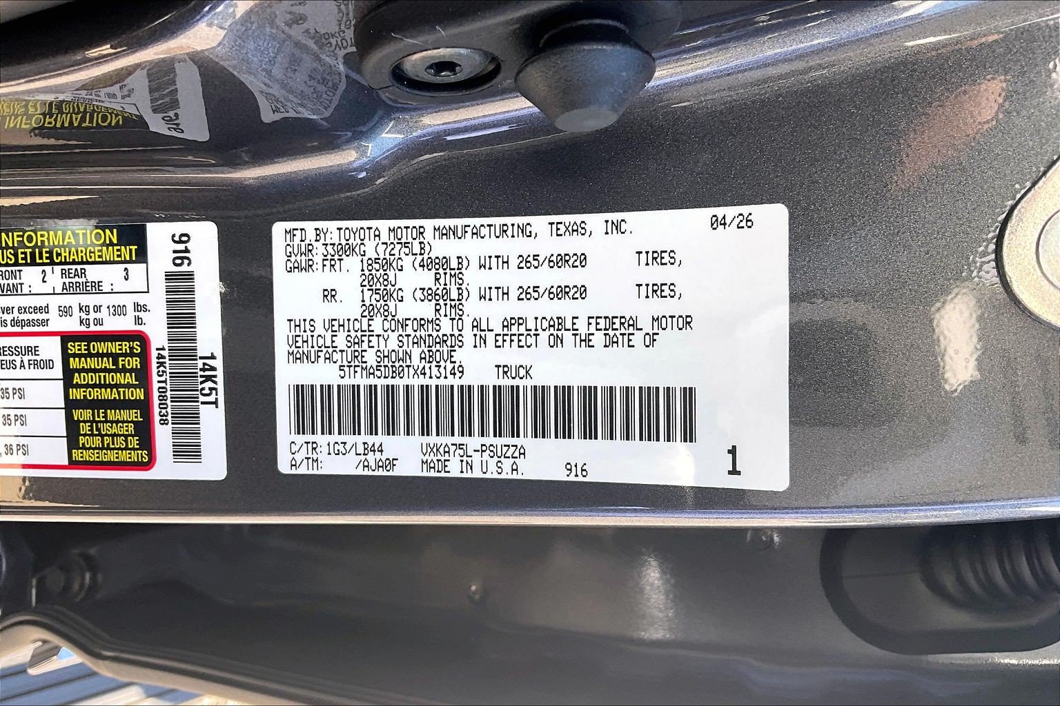 New 2026 Toyota Tundra 1794 Edition AWD/4WD image 17
