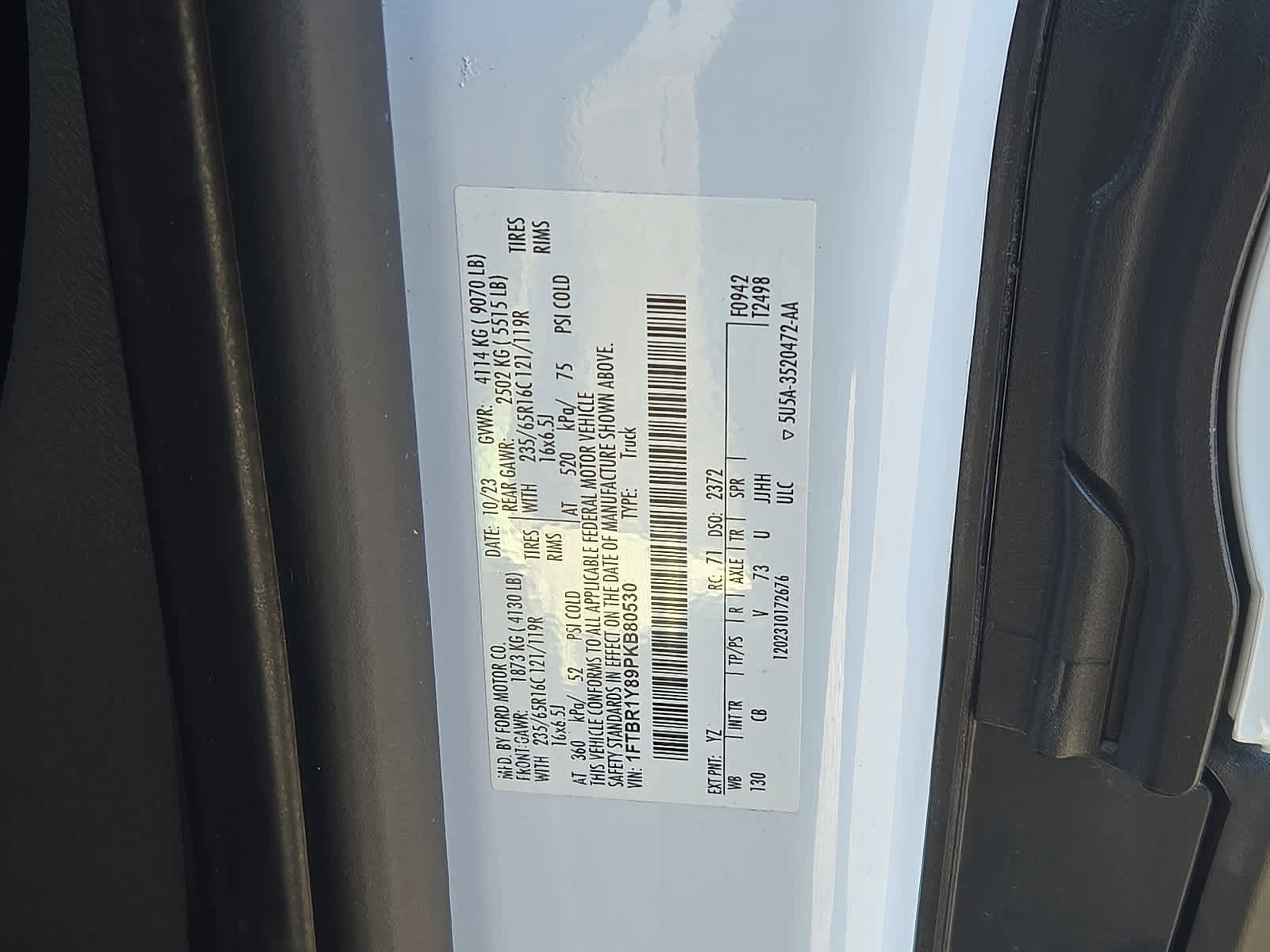 Used 2023 Ford Transit 250 Low Roof w/ Exterior Upgrade Package image 29