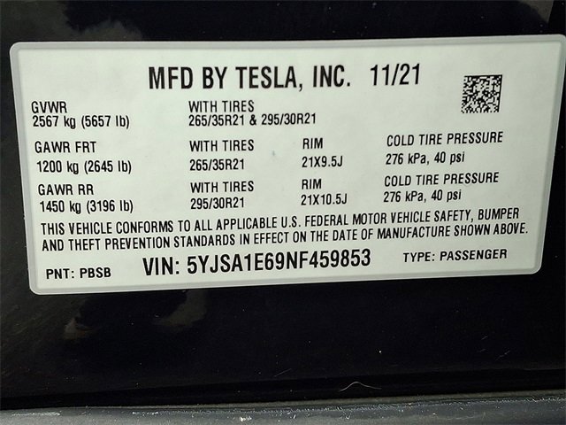 Used 2022 Tesla Model S Plaid image 27