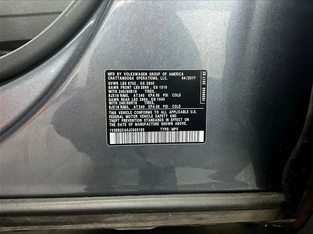 Used 2018 Volkswagen Atlas SEL FWD image 17