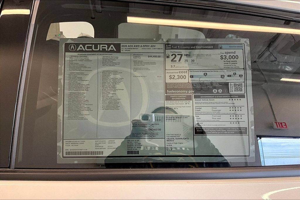 New 2026 Acura ADX A-Spec w/ Advance Package AWD/4WD image 31