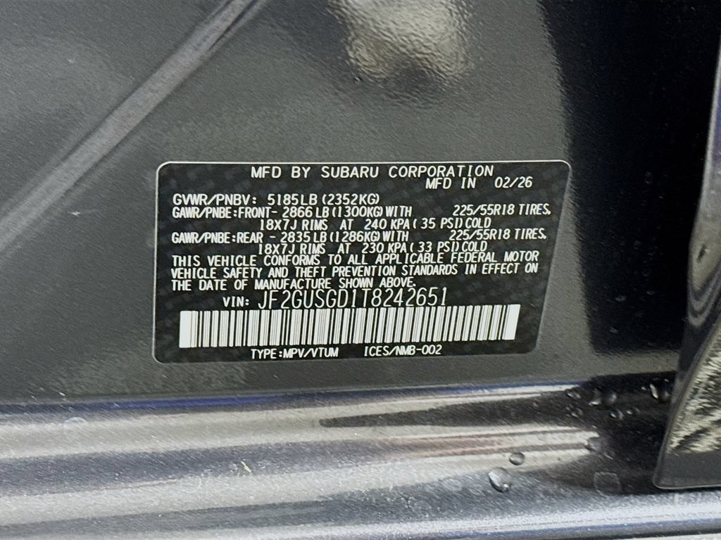 New 2026 Subaru Crosstrek 2.5i Sport w/ Crosstrek Mirror Package AWD/4WD image 34