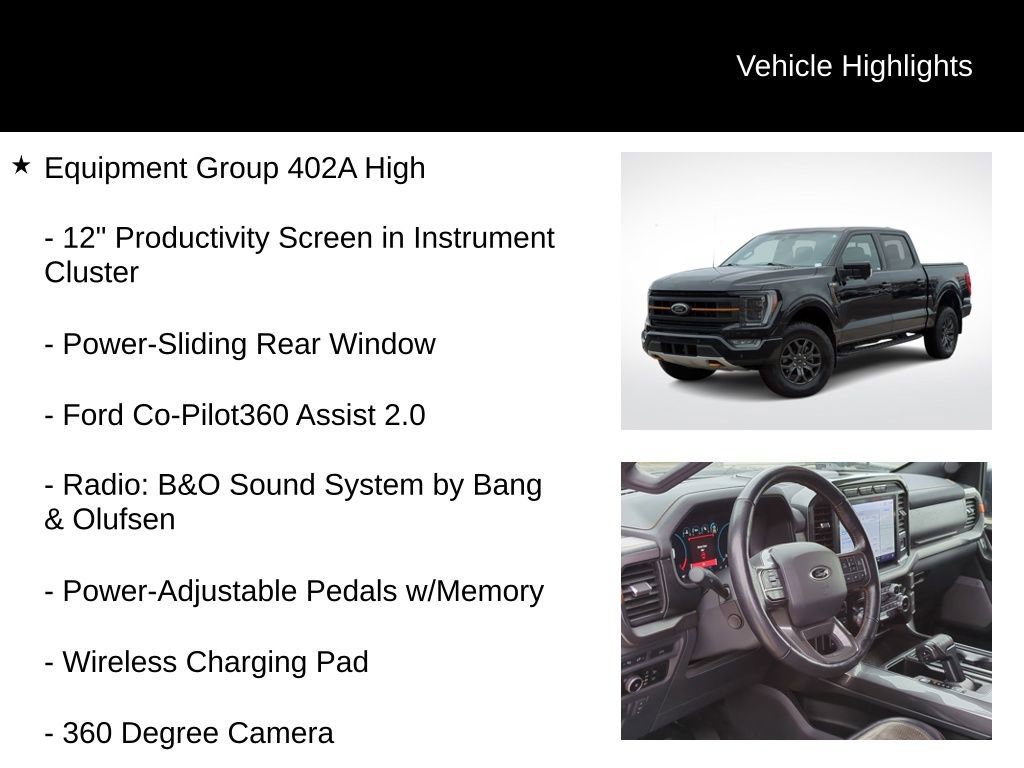 Used 2023 Ford F150 Tremor w/ Equipment Group 402A High image 6