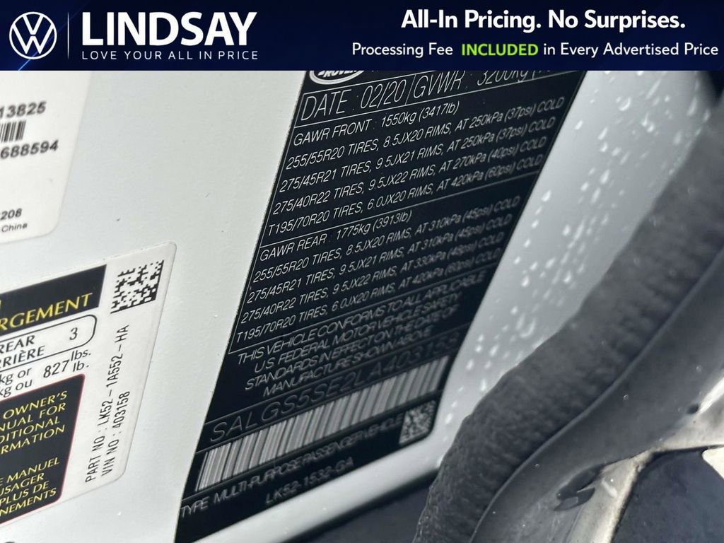 Used 2020 Land Rover Range Rover Long Wheelbase HSE image 26