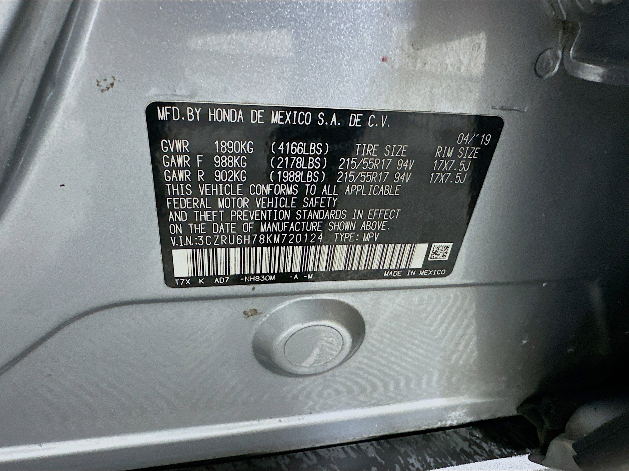 Used 2019 Honda HR-V EX-L image 12