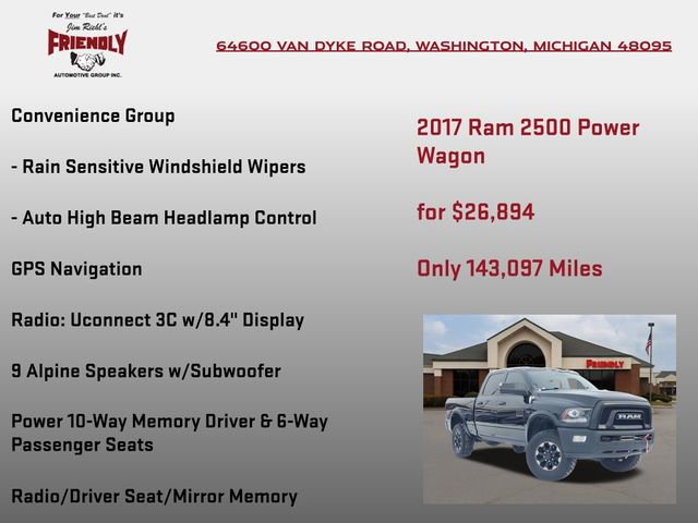 Used 2017 RAM 2500 Power Wagon w/ Leather & Luxury Group image 25