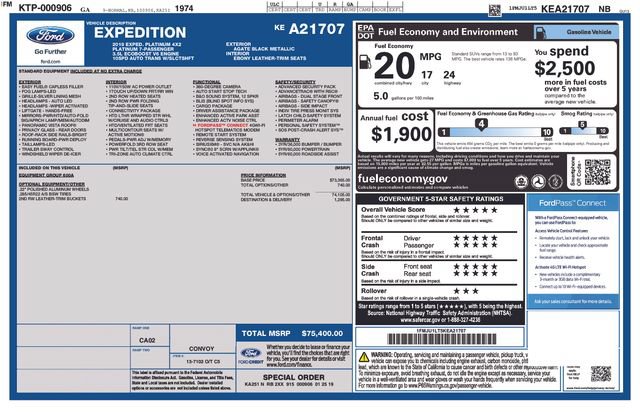 Used 2019 Ford Expedition Platinum RWD image 7