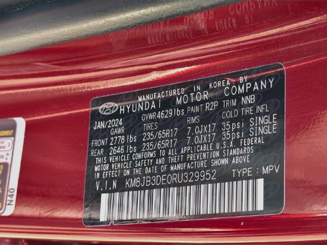 Used 2024 Hyundai Tucson SEL FWD image 31