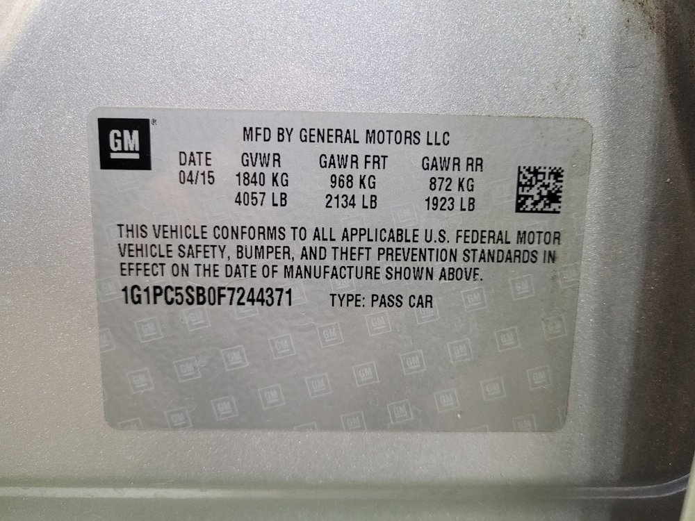 Used 2015 Chevrolet Cruze LT image 33