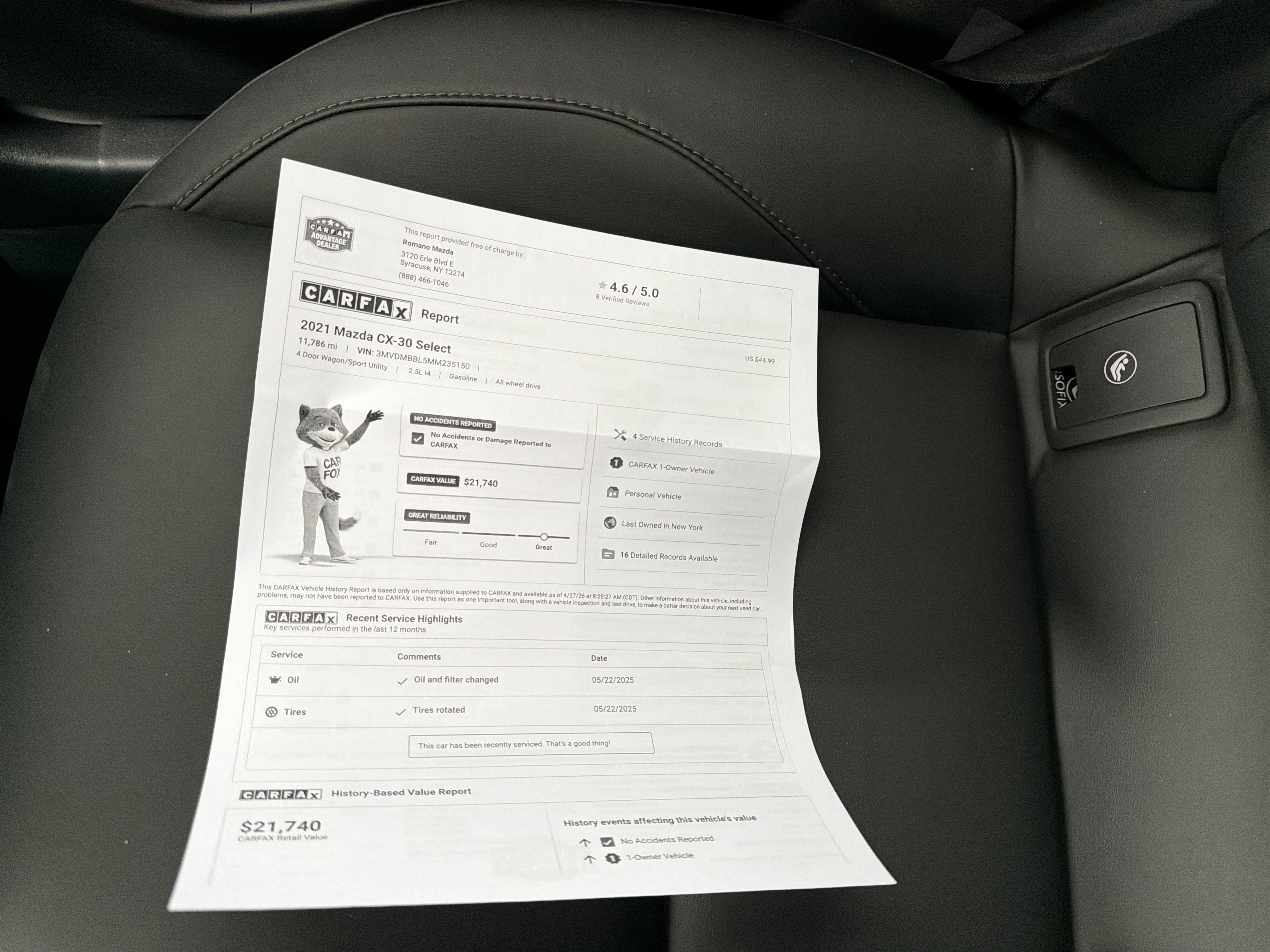 Used 2021 MAZDA CX-30 AWD 2.5 S w/ Select Package image 26