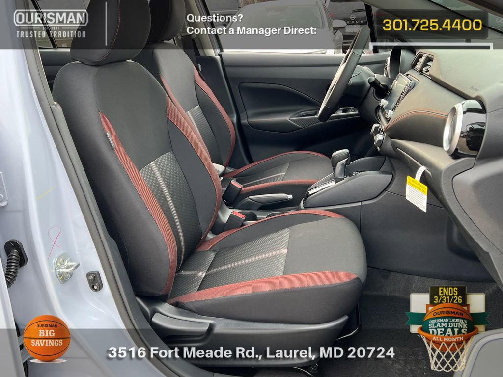 New 2025 Nissan Versa SR w/ Trunk Package image 20