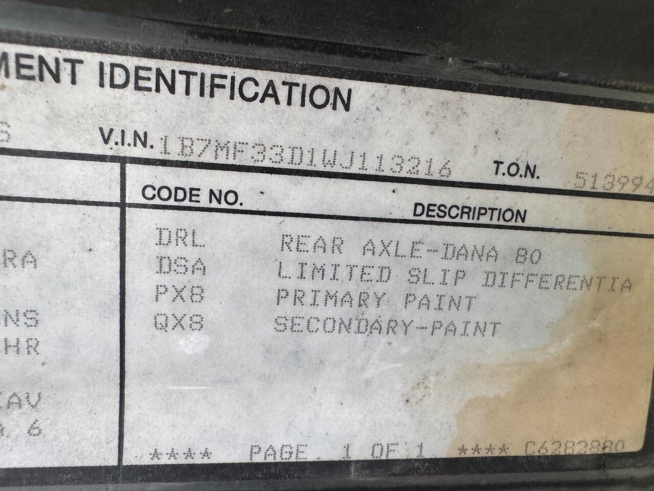 Used 1998 Dodge Ram 3500 Truck SLT LARAMIE 4X4 12V 5.9L CUMMI image 34