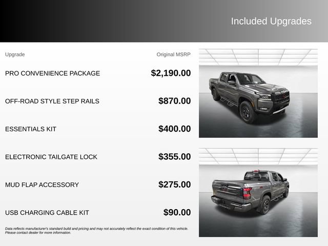 Used 2025 Nissan Frontier PRO-4X w/ Pro Convenience Package AWD/4WD image 4