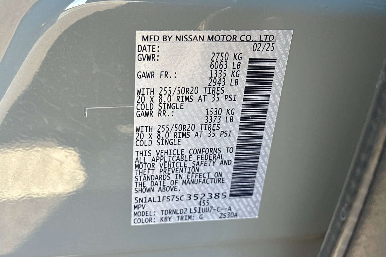 Certified 2025 INFINITI QX60 Luxe w/ Black Edition image 60