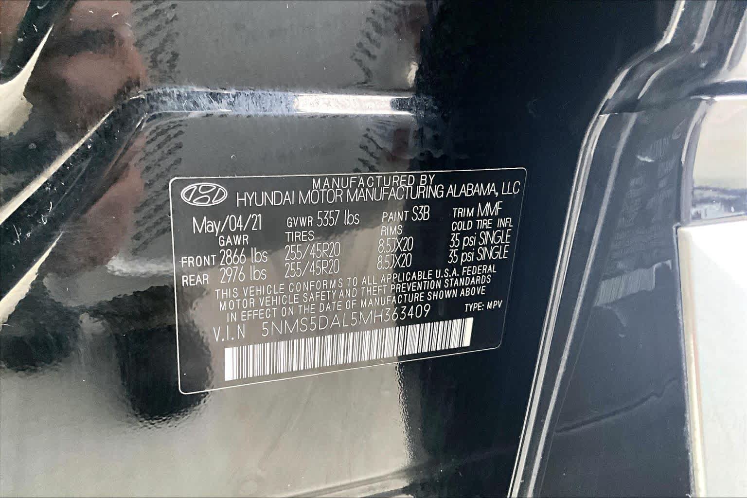 Used 2021 Hyundai Santa Fe Calligraphy AWD/4WD image 35