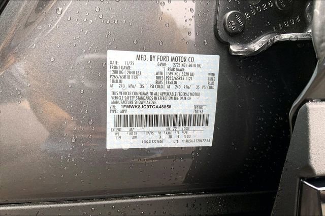 New 2026 Ford Explorer Tremor w/ Tremor Ultimate Package image 13