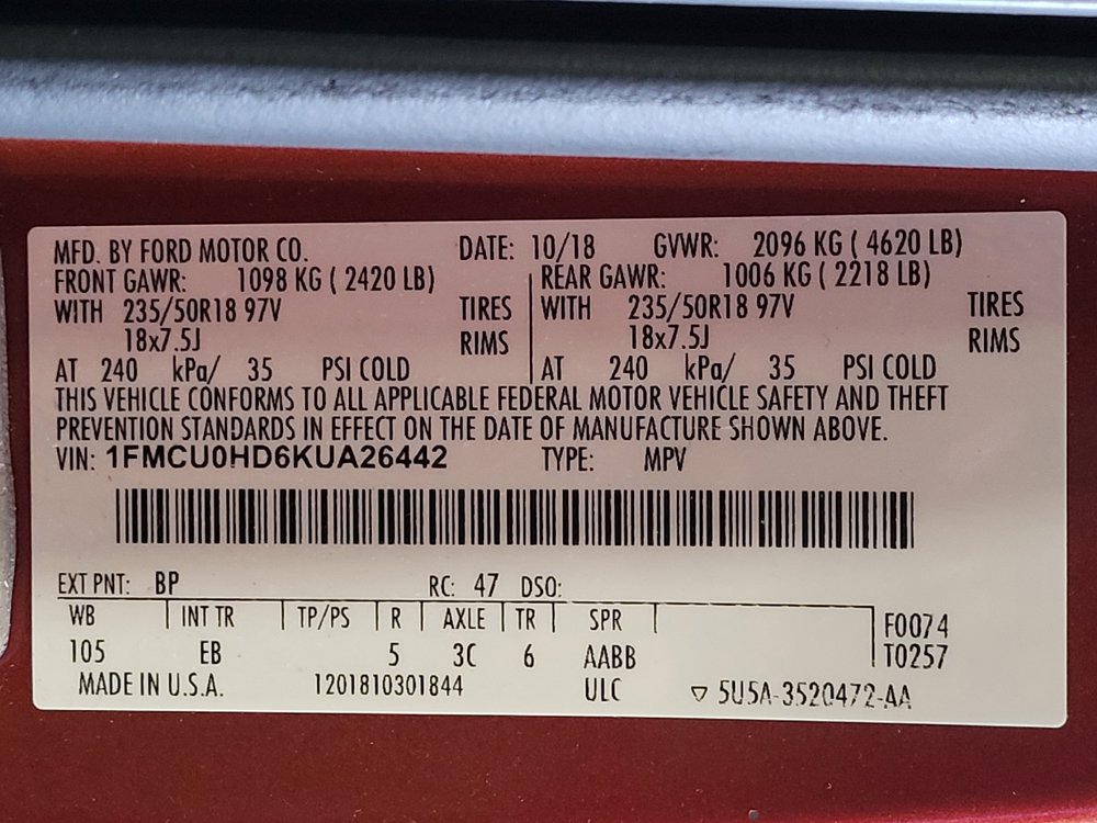 Used 2019 Ford Escape SEL FWD image 33