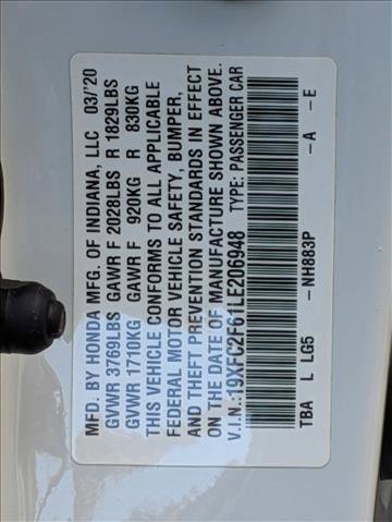 Used 2020 Honda Civic LX image 24